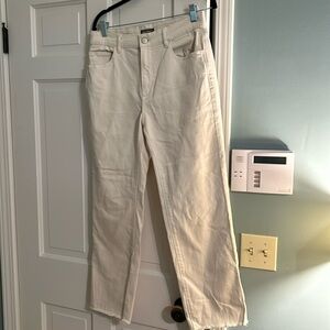 DL Patti Straight Leg High rise jeans Color ECRU